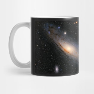 The Andromeda Galaxy in constellation Andromeda Mug